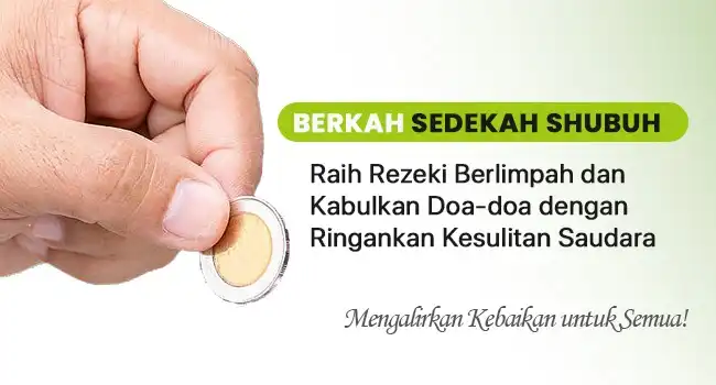 Keutamann Sedekah Subuh